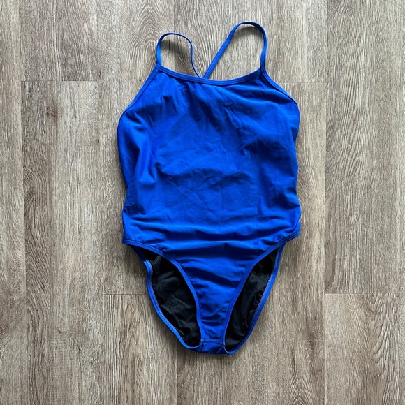 Jolyn Brandon One Piece Swimsuit Blueberry Size 34 - Picture 1 of 5